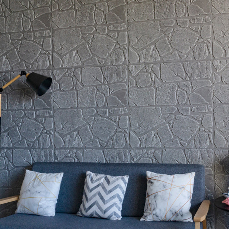 Avtoit | Modern Pearl Wainscoting PVC Wall Access Panel Peel and Stick Wall Tile for Bedroom