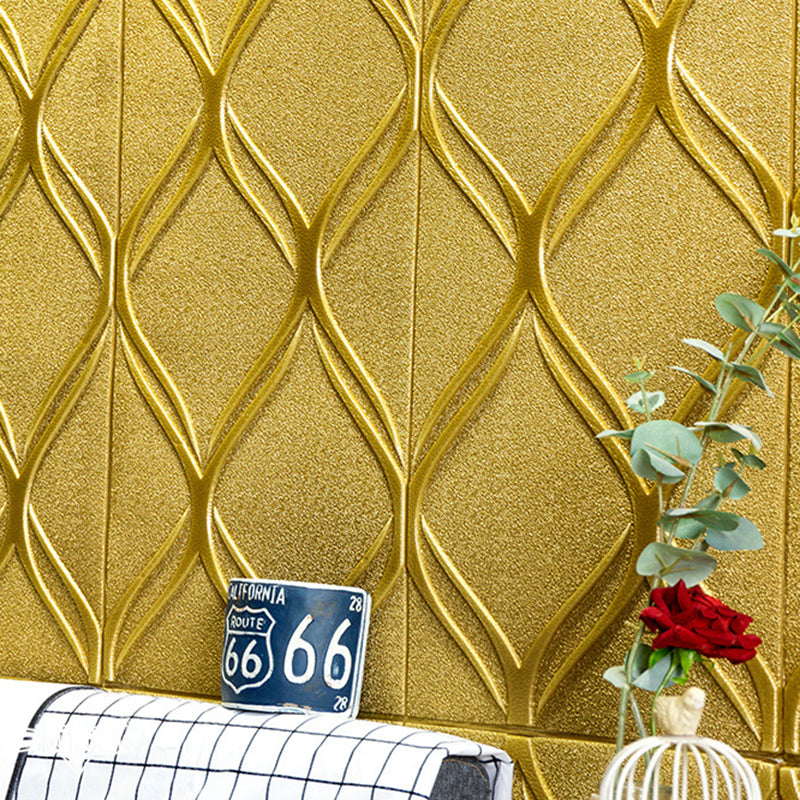 Avtoit | Contemporary waterproof wall planks striped brick bedroom wall panels