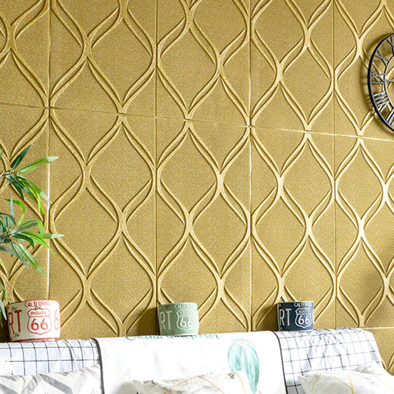 Avtoit | Contemporary waterproof wall planks striped brick bedroom wall panels
