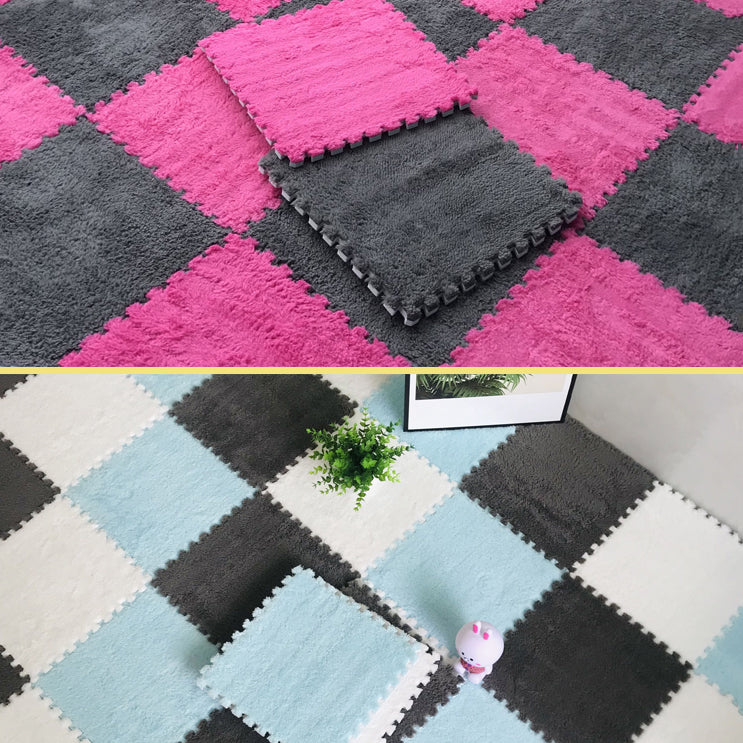 Avtoit | Color-fade-resistant carpet tile Solid color interlocking carpet tile