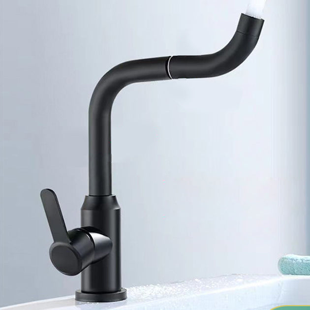 Avtoit | Modern sink faucet bathroom faucet brass lever swivel spout sink faucet