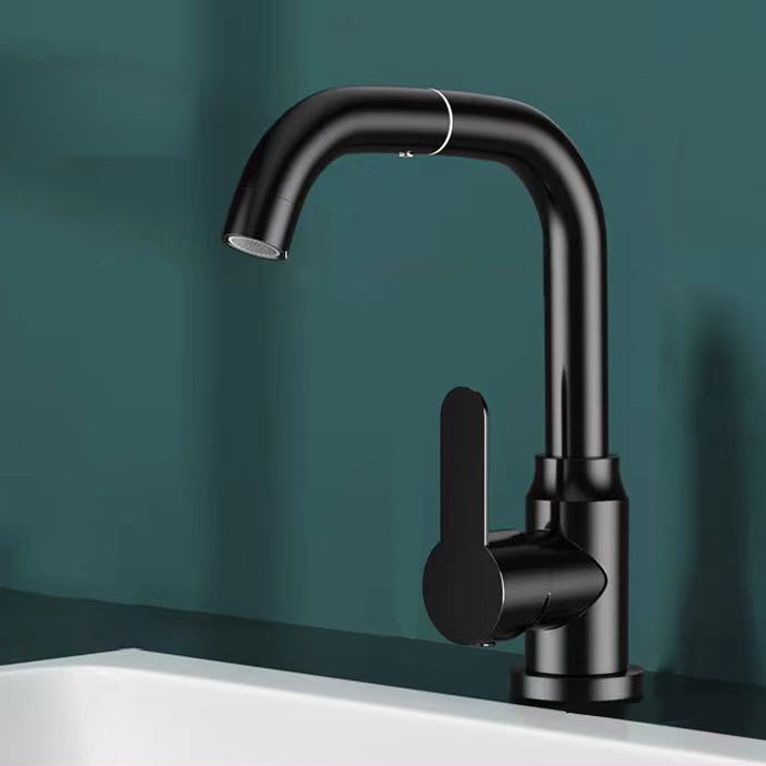 Avtoit | Modern sink faucet bathroom faucet brass lever swivel spout sink faucet