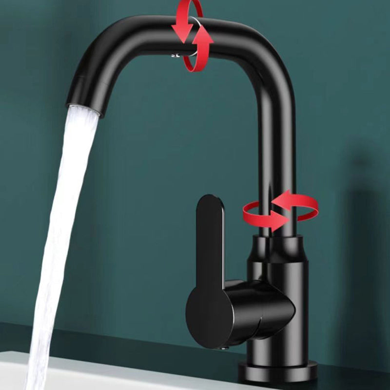 Avtoit | Modern sink faucet bathroom faucet brass lever swivel spout sink faucet