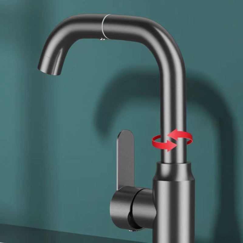 Avtoit | Modern sink faucet bathroom faucet brass lever swivel spout sink faucet