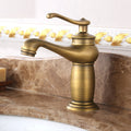 Avtoit | Low arch country vessel faucet single lever brass faucet for bathroom