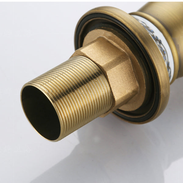 Avtoit | Low arch country vessel faucet single lever brass faucet for bathroom
