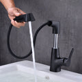 Avtoit | Modern Vessel Sink Faucet Copper Single Handle Pull Down Low Arc Vessel Faucet