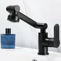 Avtoit | Modern sink faucet stainless steel lever handles swivel spout sink faucet