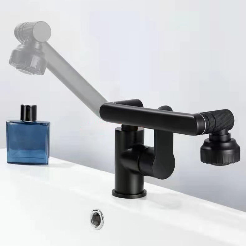 Avtoit | Modern sink faucet stainless steel lever handles swivel spout sink faucet