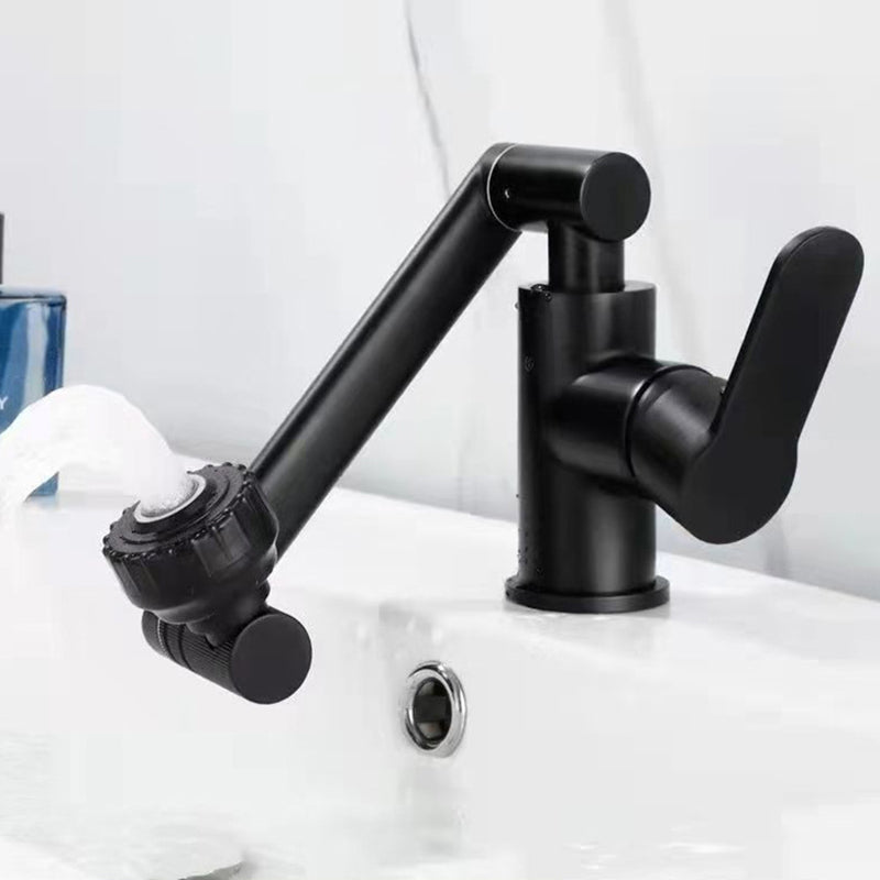 Avtoit | Modern sink faucet stainless steel lever handles swivel spout sink faucet