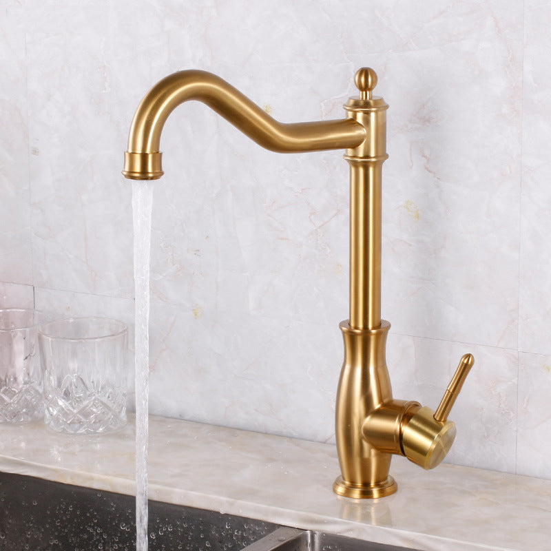 Avtoit | Traditional Built-in Inlet Standard Kitchen Faucet Lead-free Faucet