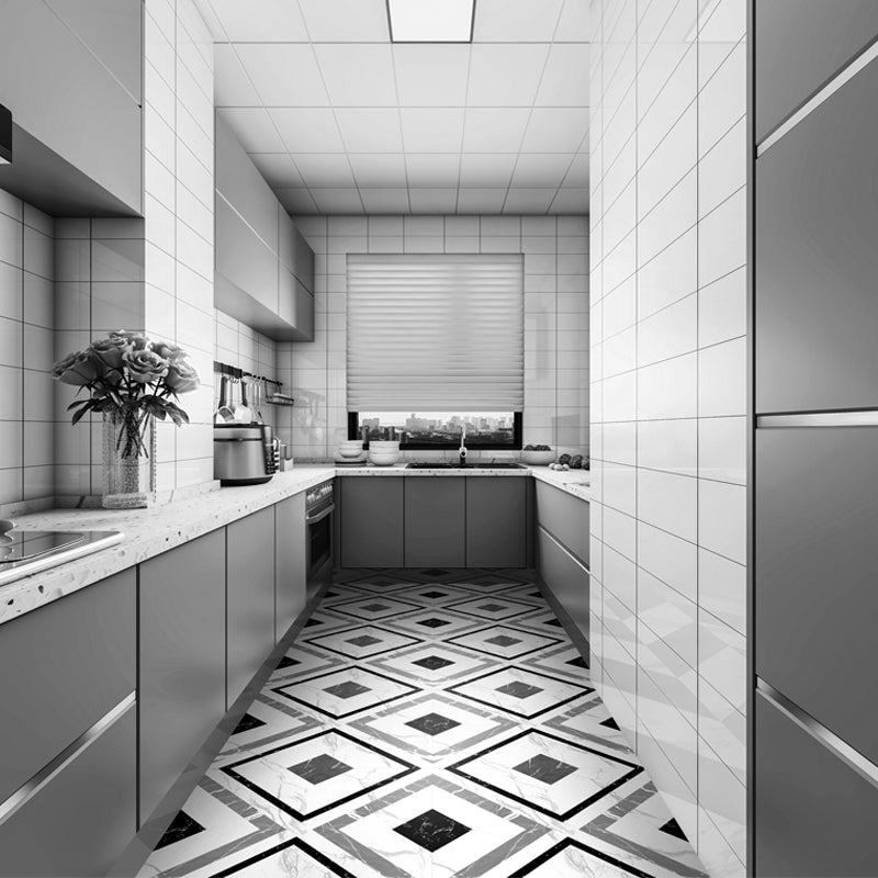 Avtoit | Peel and Stick Vinyl Flooring High Gloss Patterned Vinyl Flooring