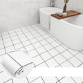 Avtoit | Modern PVC floor tiles with diamond pattern, self-adhesive vinyl floor planks