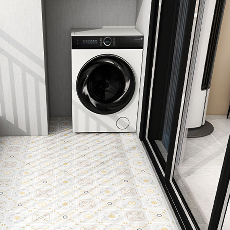Avtoit | Modern PVC floor tiles with diamond pattern, self-adhesive vinyl floor planks