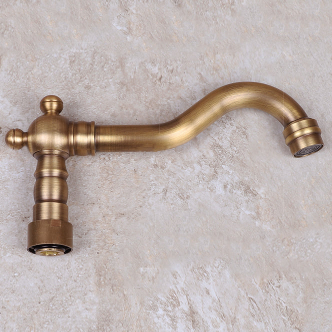 Avtoit | Vintage Bathtub Faucet Two Cross Handle Faucet Solid Copper Wall Mounted Faucet