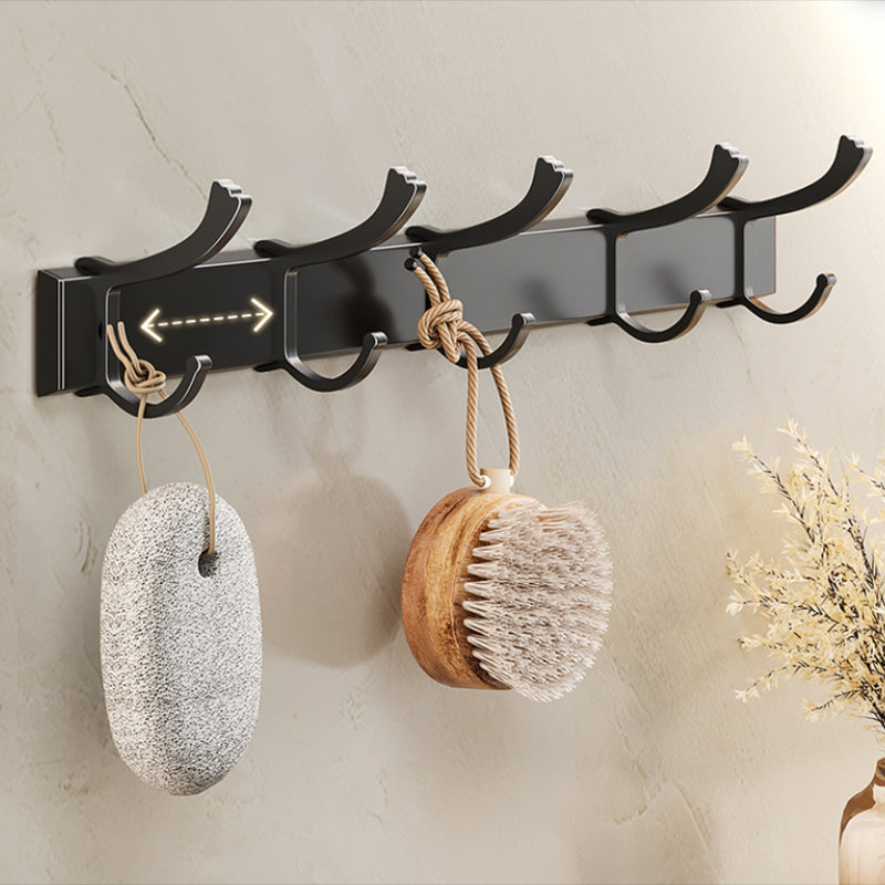 Avtoit | Modern Bathroom Accessories Set Black Bath Shelf Bath Accessories Set