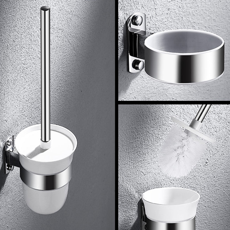 Avtoit | Modern Stainless Steel Bathroom Shelf Paper Holder Bathroom Accessory Set