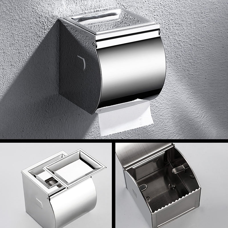 Avtoit | Modern Stainless Steel Bathroom Shelf Paper Holder Bathroom Accessory Set