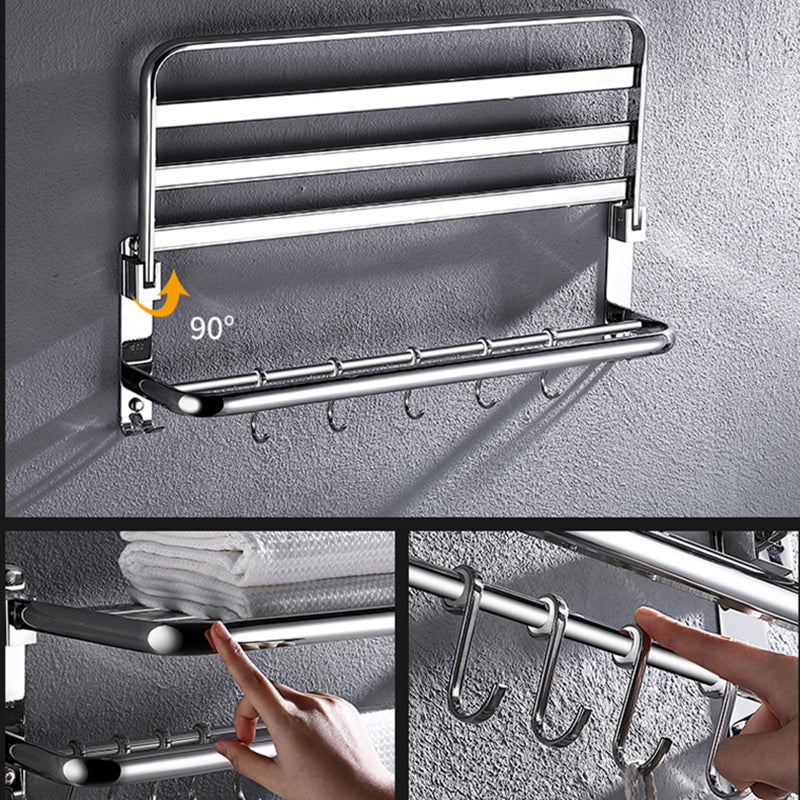 Avtoit | Modern Stainless Steel Bathroom Shelf Paper Holder Bathroom Accessory Set