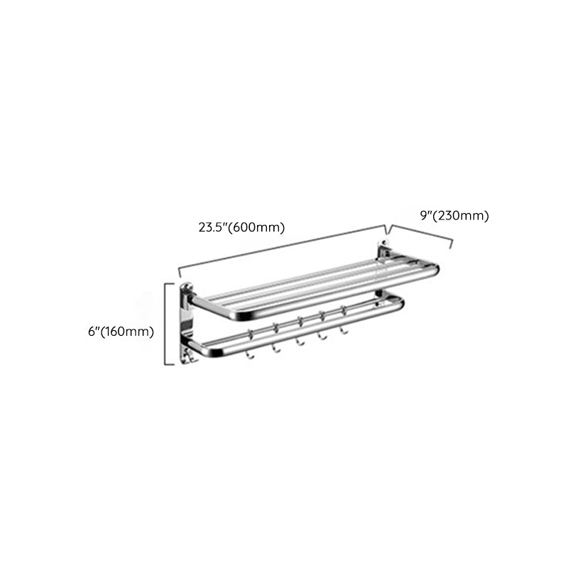 Avtoit | Modern Stainless Steel Bathroom Shelf Paper Holder Bathroom Accessory Set