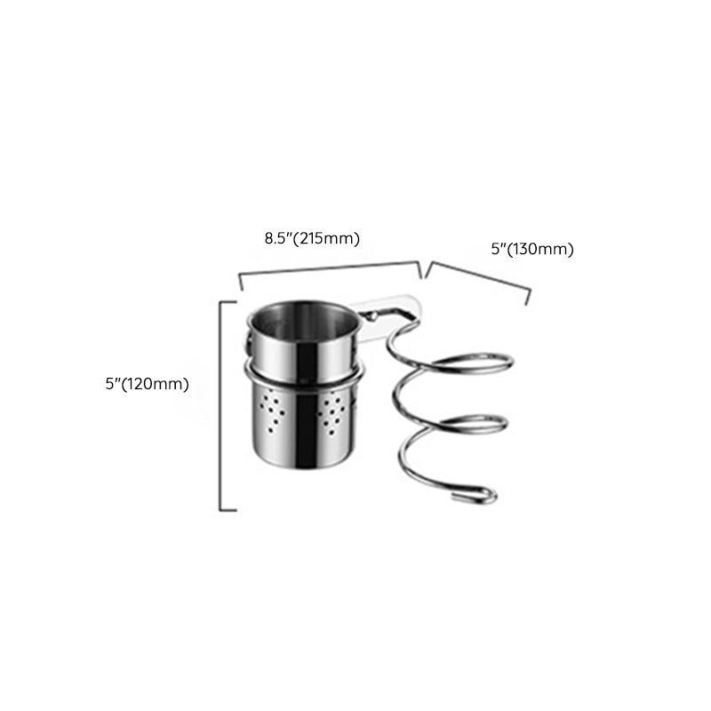 Avtoit | Modern Stainless Steel Bathroom Shelf Paper Holder Bathroom Accessory Set