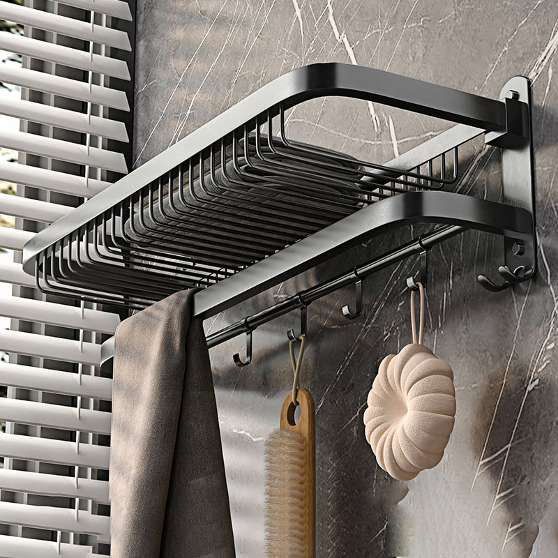 Avtoit | Modern gray bathroom accessory set bathroom shelf bath hardware set