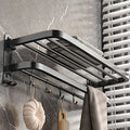 Avtoit | Modern gray bathroom accessory set bathroom shelf bath hardware set