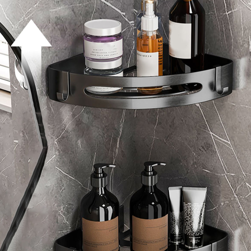 Avtoit | Modern gray bathroom accessory set bathroom shelf bath hardware set
