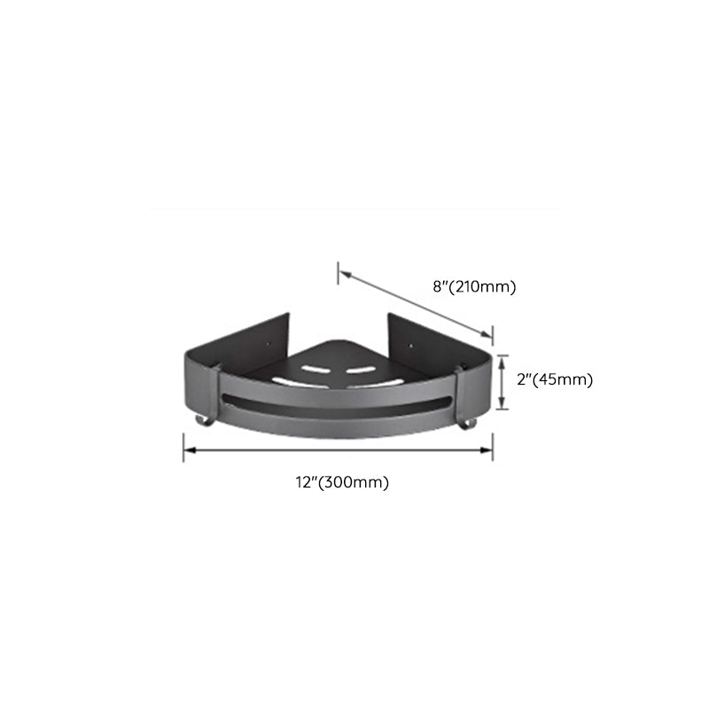 Avtoit | Modern gray bathroom accessory set bathroom shelf bath hardware set