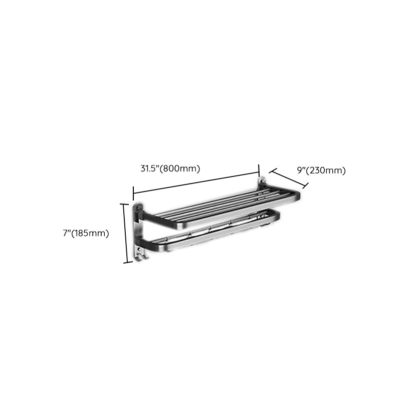 Avtoit | Modern gray bathroom accessory set bathroom shelf bath hardware set