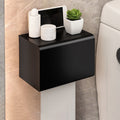 Avtoit | Modern Bathroom Set with Bath Shelf/Towel Holder & Paper Holder Black Bathroom Hardware