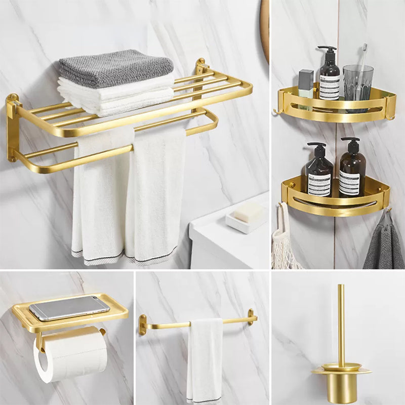Avtoit | Modern Bathroom Hardware Paper Holder Bathroom Shelf Gold Bathroom Accessories Set