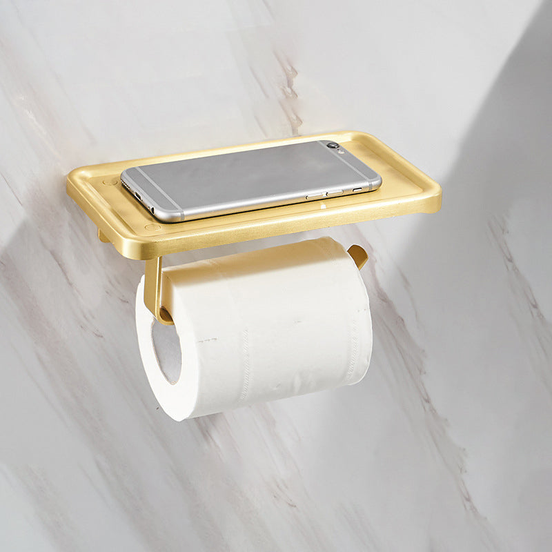 Avtoit | Modern Bathroom Hardware Paper Holder Bathroom Shelf Gold Bathroom Accessories Set