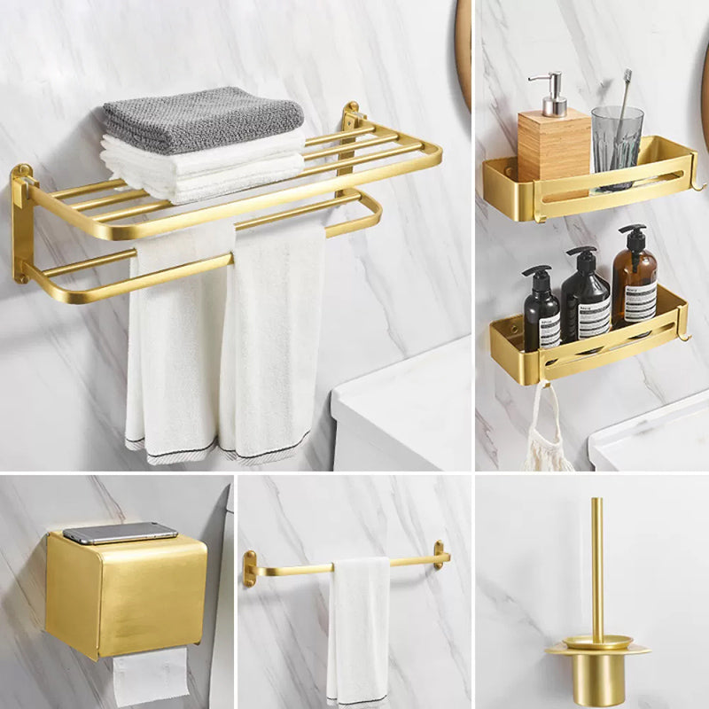 Avtoit | Modern Bathroom Hardware Paper Holder Bathroom Shelf Gold Bathroom Accessories Set