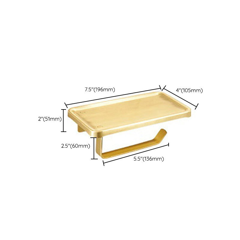 Avtoit | Modern Bathroom Hardware Paper Holder Bathroom Shelf Gold Bathroom Accessories Set