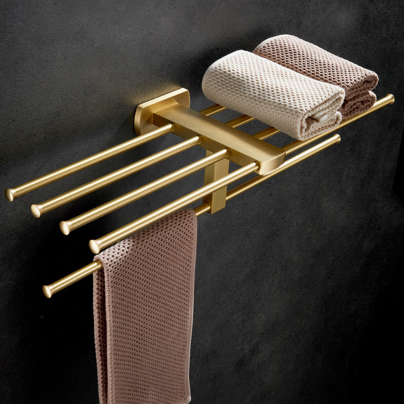 Avtoit | Traditional Golden Bath Accessories Set Brass Bathroom Accessories Kit