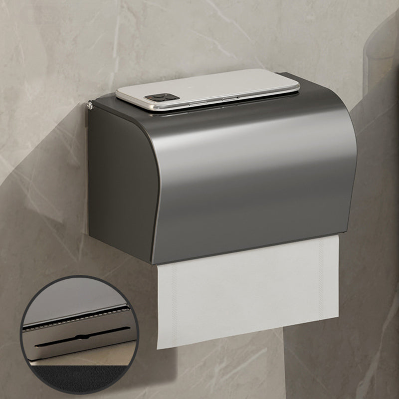 Avtoit | Contemporary Bathroom Accessory Set Grey Aluminum Bathroom Accessory Kit