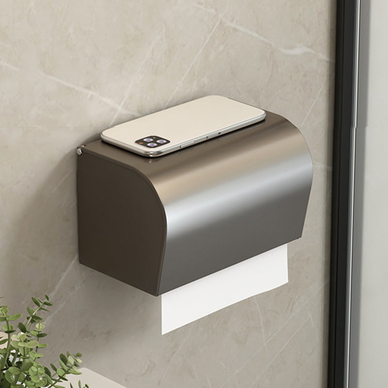 Avtoit | Contemporary Bathroom Accessory Set Grey Aluminum Bathroom Accessory Kit