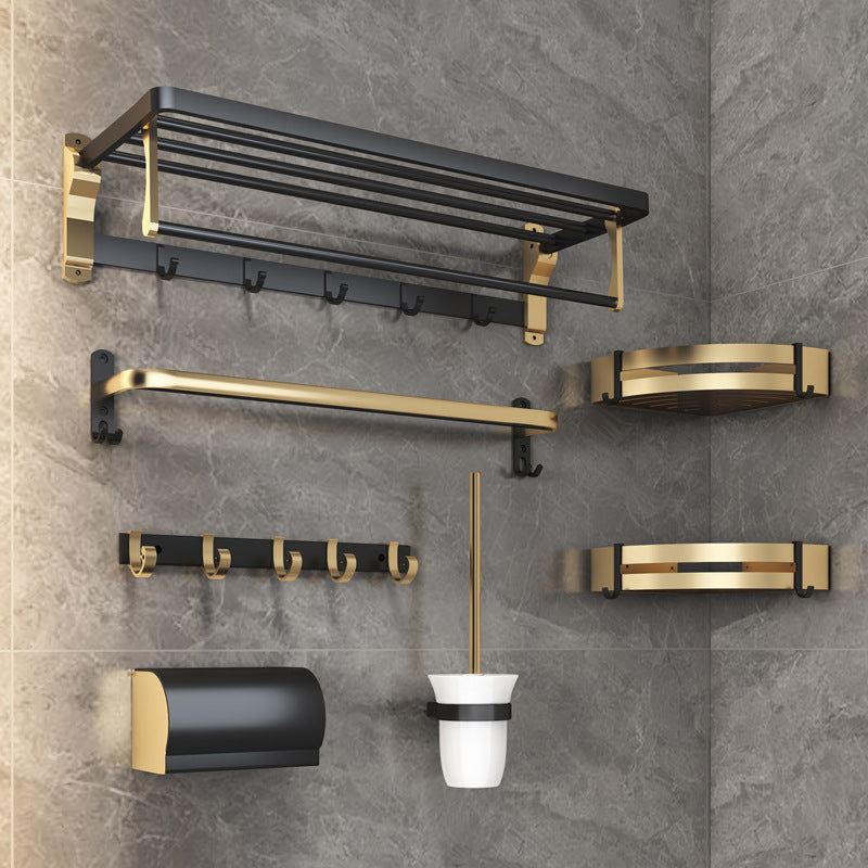 Avtoit | Black & Brass Bathroom Set Modern Style Bathroom Accessories As Individual Piece Or As Set