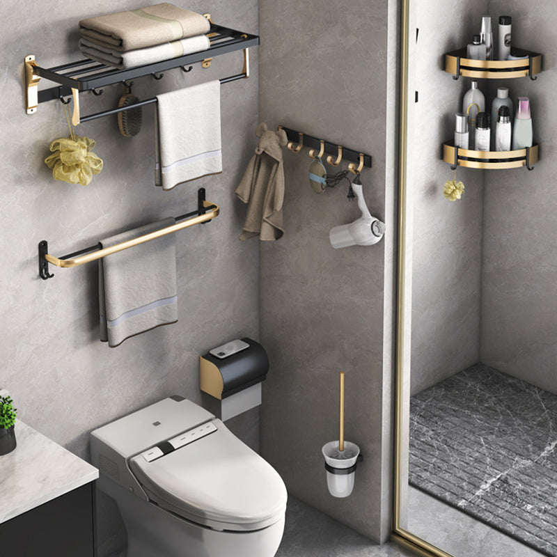 Avtoit | Black & Brass Bathroom Set Modern Style Bathroom Accessories As Individual Piece Or As Set