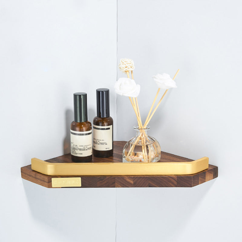 Avtoit | Wood and Aluminum Bath Hardware Set Golden Bathroom Accessory Set