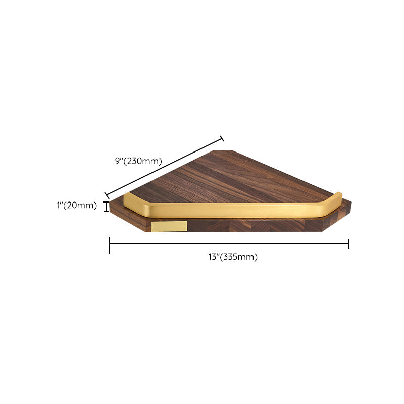 Avtoit | Wood and Aluminum Bath Hardware Set Golden Bathroom Accessory Set