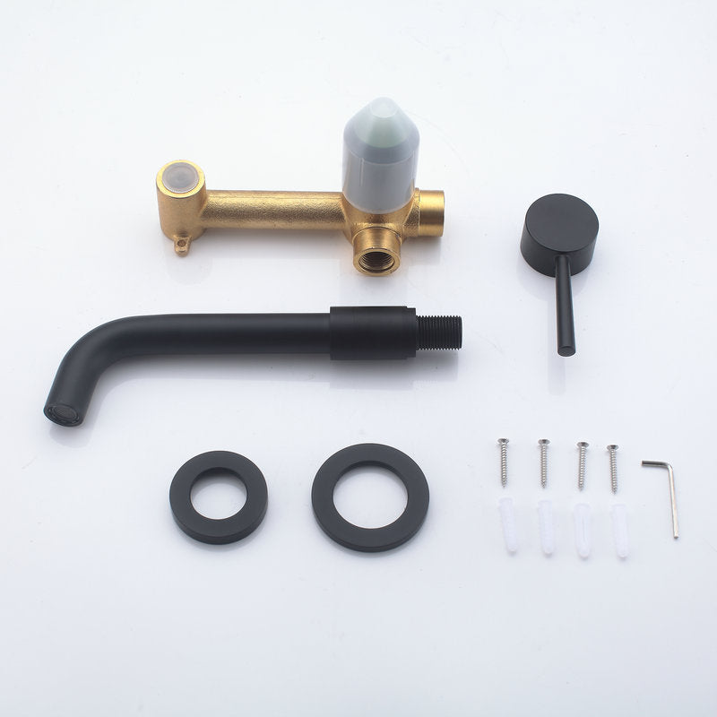 Avtoit | Wall-mounted faucet Glam Style sink bathroom faucet with lever handle