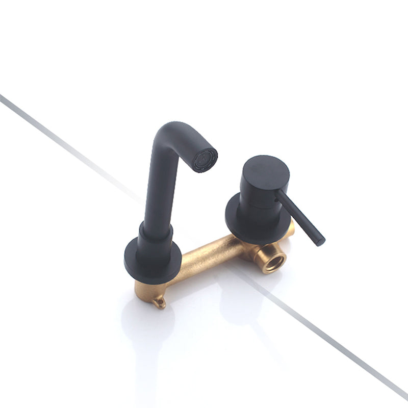 Avtoit | Wall-mounted faucet Glam Style sink bathroom faucet with lever handle