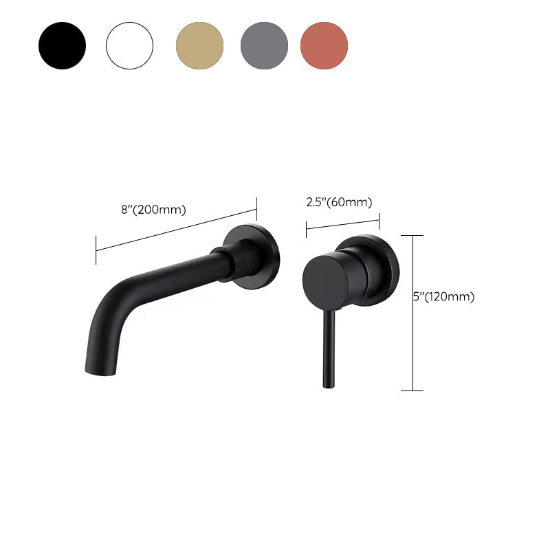 Avtoit | Wall-mounted faucet Glam Style sink bathroom faucet with lever handle