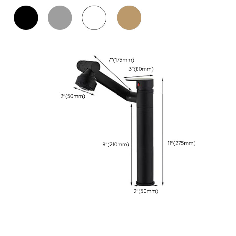 Avtoit | Vessel Sink Faucet Glam Style Single Lever Mixer Bathroom Fitting
