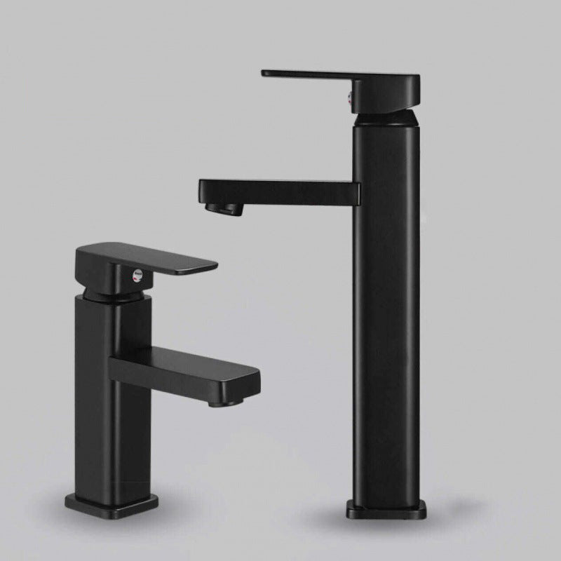 Avtoit | Industrial Bathroom Faucet Stainless Steel Lever Handles with Water Hose Sink Faucet