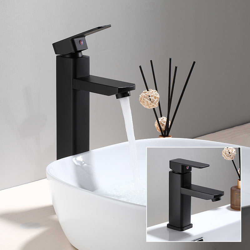 Avtoit | Industrial Bathroom Faucet Stainless Steel Lever Handles with Water Hose Sink Faucet