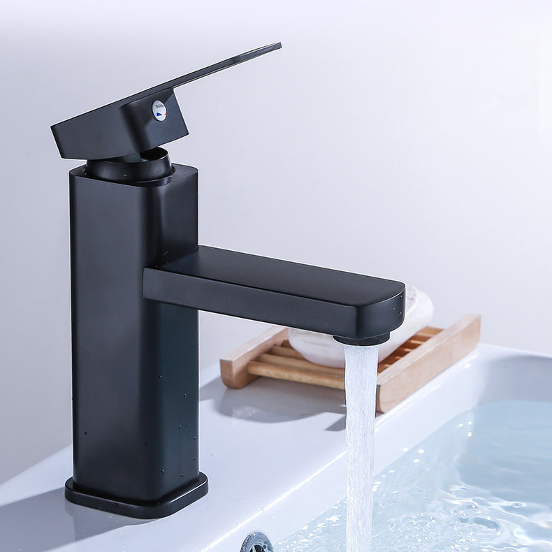 Avtoit | Industrial Bathroom Faucet Stainless Steel Lever Handles with Water Hose Sink Faucet