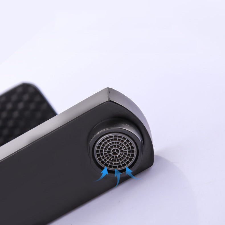 Avtoit | Industrial Bathroom Faucet Stainless Steel Lever Handles with Water Hose Sink Faucet